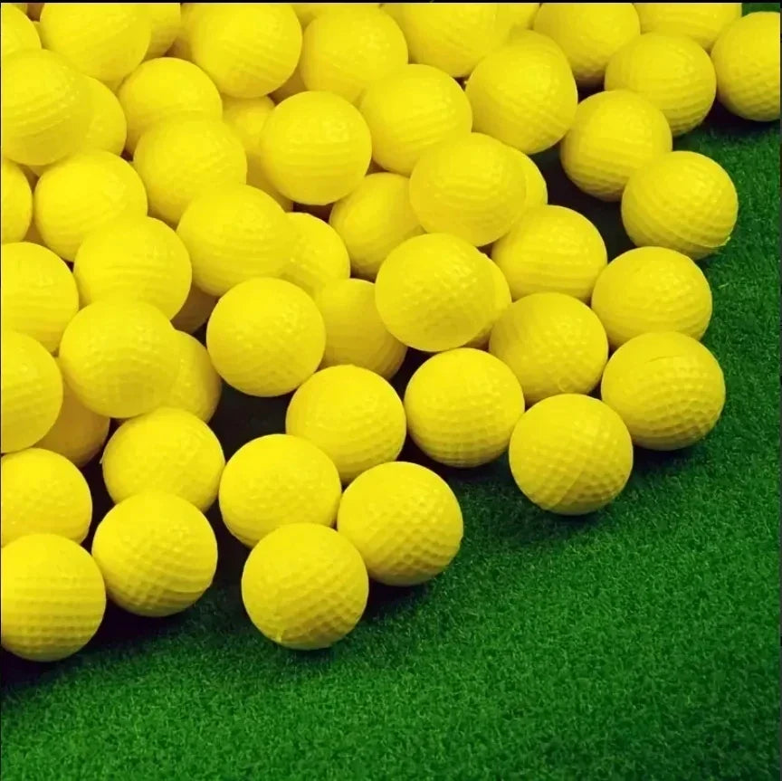 Soft Foam Practice Golf Balls — 12 Pack Indoor & Outdoor Training